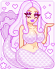 Purple mermaid