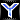Blue Chrome Letters Y2
