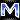 Blue Chrome Letters M2