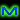Blue Alien Letters M2