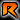 Orange Letters R