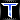 Blue Chrome Letters T2