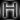 ALL BLACK Letters H2