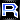 Blue Chrome Letters R2