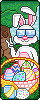 Easter Bunny Brings Peace Love and Eggs