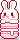 bunny date: macaron.