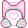 my kitty headset!