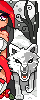 Riding Hood and Wolf