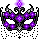 Purple Masquerade Mask