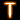 Extra Neon Bulb Letters T