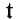 T 2 goth letter