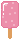 Strawberry popsicle