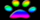 Rainbow Paw Badge