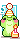 hopping cake eater!