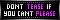 Dont Tease