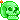 green skull candle