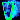 V Blue flame