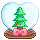 Christmas Tree Globe..To the stars who listen and the dreams that are answered...