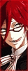 Grell Sutcliff Badge - Kuroshitsuji