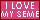 i love my seme badge