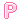Pink Letter P 3
