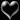 an empty dark heart