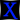 Blue X