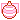 baby pink ornament