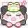 A possum and a frog