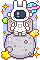 . one small step for bunny