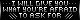 Afraid to ask for