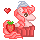 Strawberry Pony Cake