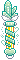 Aquamarine Gem Wand