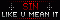 Sin like you mean it