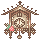 Floral Cuckoo Clock